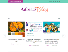 Tablet Screenshot of blog.artbeads.com